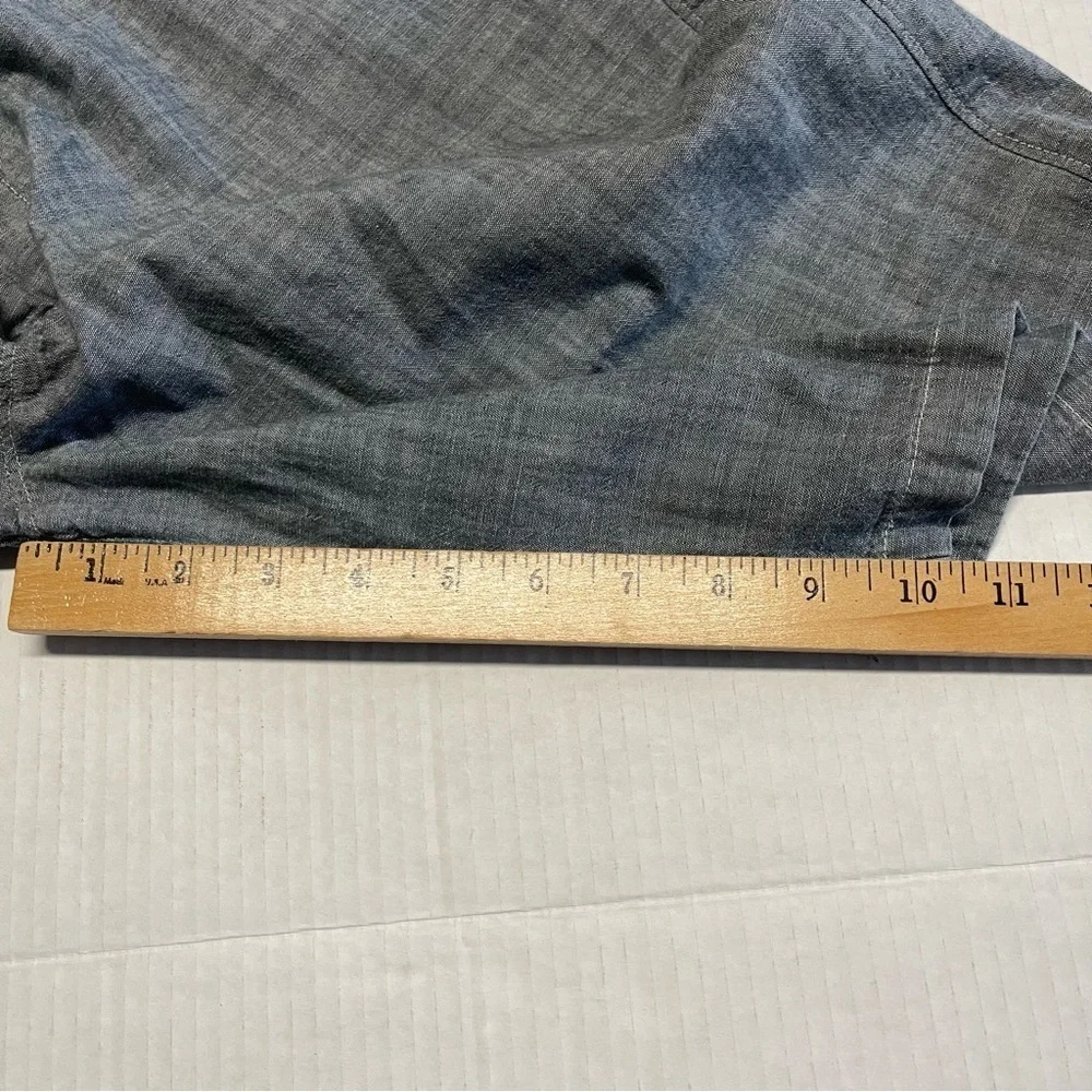 J. Crew Men's Blue Gray Flat Front Shorts